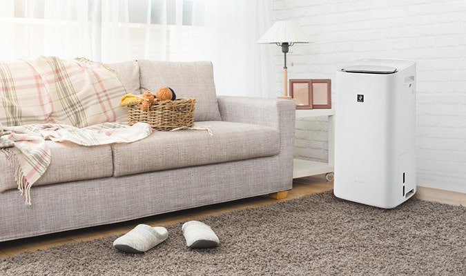 Máy lọc không khí - hút ẩm- bù ẩm Sharp KI-RD50-W, 3 trong 1