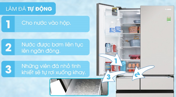 Tủ lạnh Hitachi R-WXC74T (735 lít) 2023 ( hàng đã qua sử dụng) Tủ lạnh Hitachi R-WXC74T (735 lít) 2023 ( hàng đã qua sử dụng)