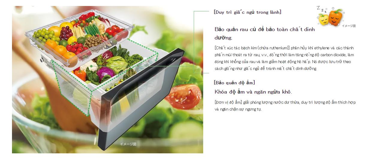 Tủ lạnh Hitachi 620lit R-HW62V hàng trưng bày thiếu thùng